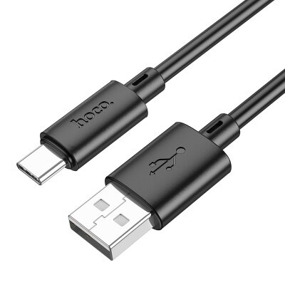Кабель Hoco X88 USB - Type-C, 1 м, 1 шт, черный
