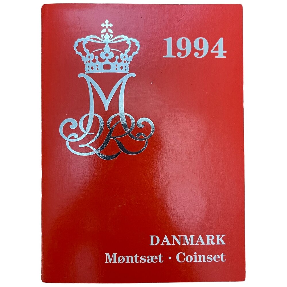 Дания, набор монет регулярного выпуска 25, 50 эре, 1, 2, 5, 10, 20 крон "Danmark coinset" 1994 г.