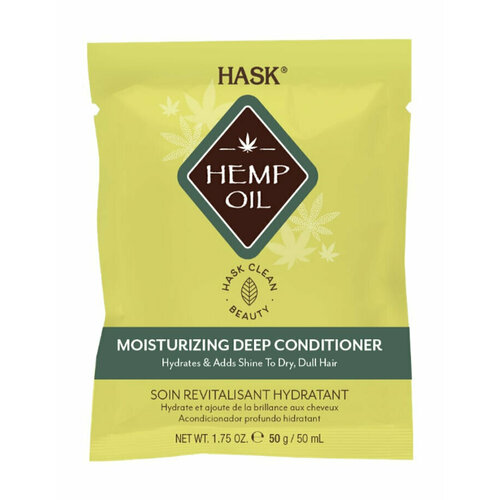 Увлажняющая маска с конопляным маслом Hask Hemp Oil Moisturizing Deep Conditioner