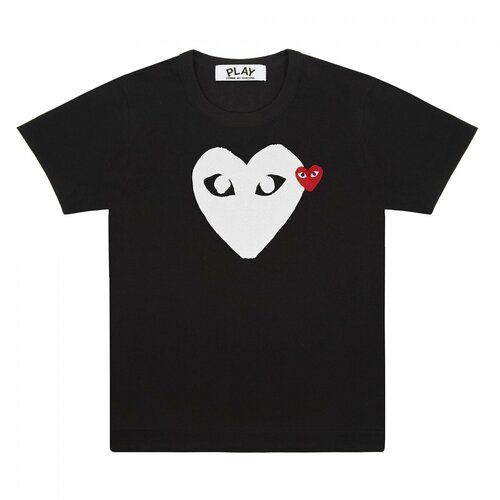 Футболка Comme des Garcons PLAY, размер S, черный