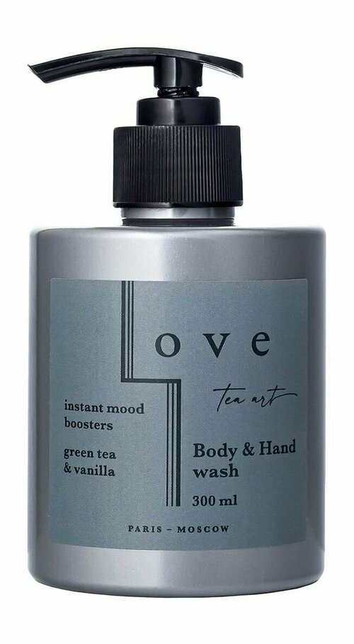 Гель для душа и рук с ароматом зеленого чая и ванили LOVE tea art Body and Hand Wash Green Tea and Vanilla