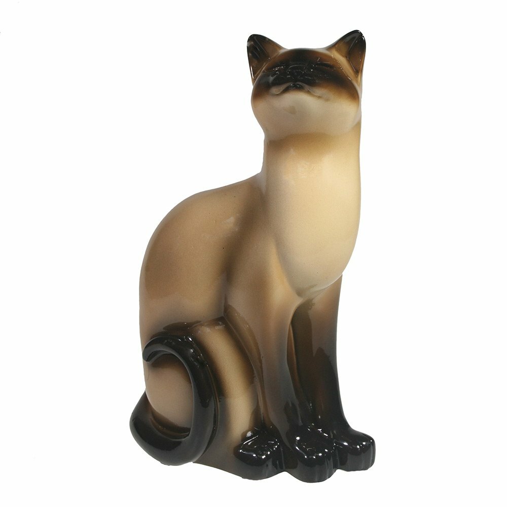 Фигура декоративная Кошка сиамская, 12*9*20см KSMR-713387/C004