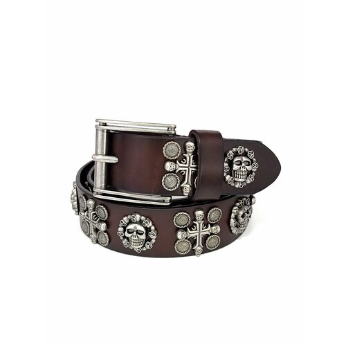 фото Ремень , размер 120, коричневый hagust