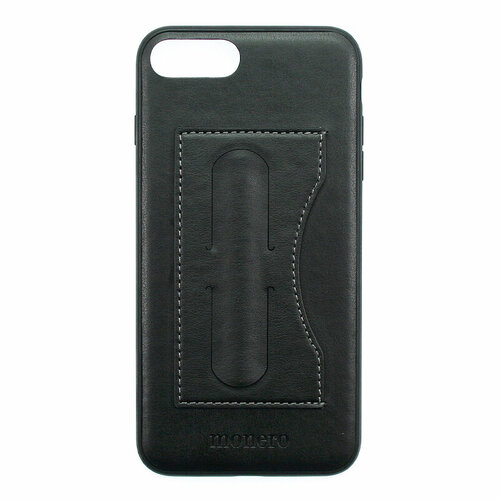 Чехол из натуральной кожи IPhone 7 8 plus (черный)