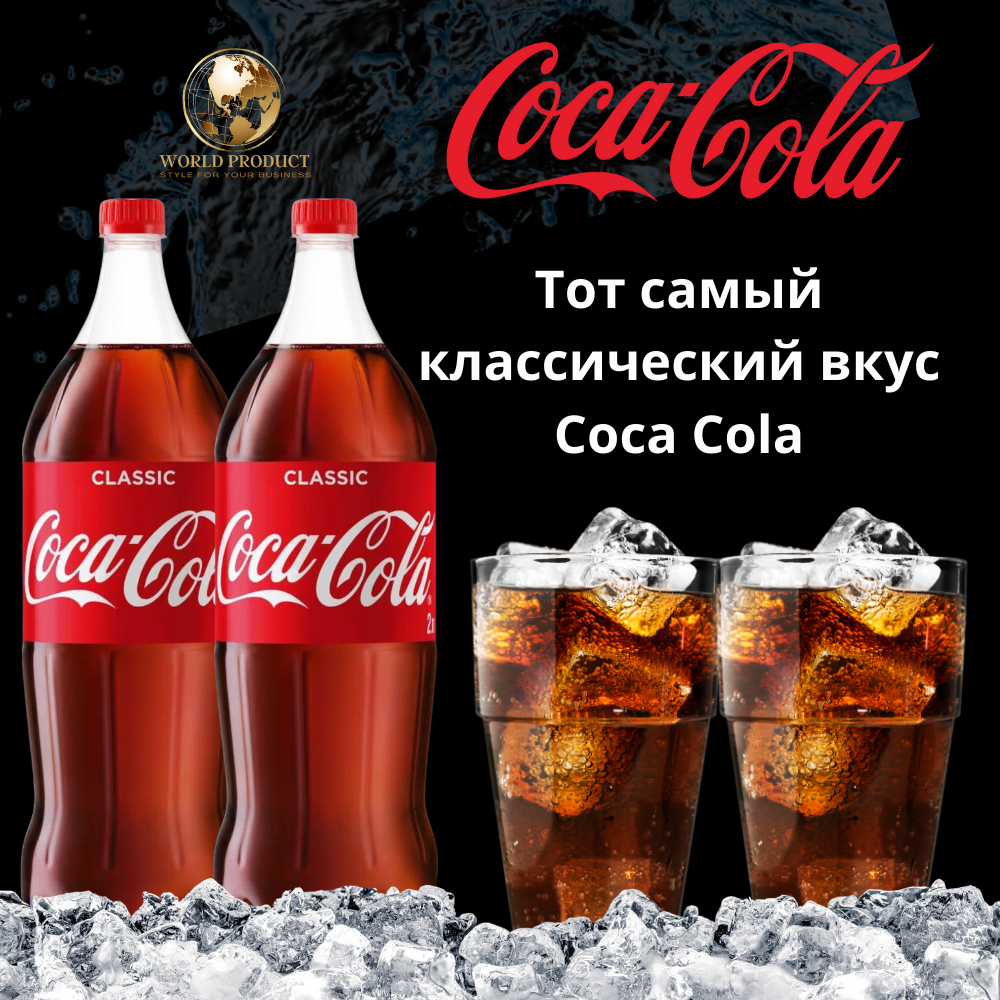 Кока Кола Классик Coca Cola Classic 6 х 2 литра - фотография № 4