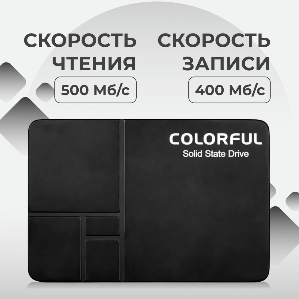 Жесткий диск SSD Colorful 500Gb 2.5" SATA [SL500 500GB] - фото №4