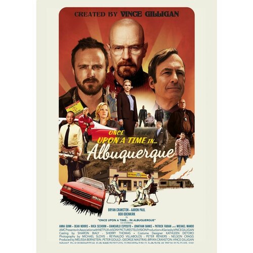 Постер Во все тяжкие 30х40 см