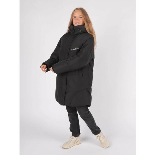 фото Пуховик fobs, размер 146, черный