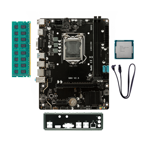 Материнская плата H81 LGA1150 Intel Core i5-4570 DDR3 16 GB 1045000₽