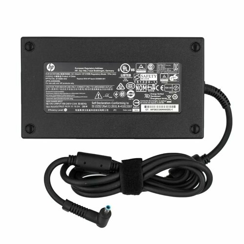 Блок питания для ноутбука HP Pavilion Gaming 15-cx, 15-dk, 15-db, 15-ec, 16-a серии (19.5V 10.3A 200W штекер 4.5x3.0) клавиатура для ноутбука hp pavilion gaming 15 dk 15 ec с фиолетовой подсветкой арт 15 dk purple