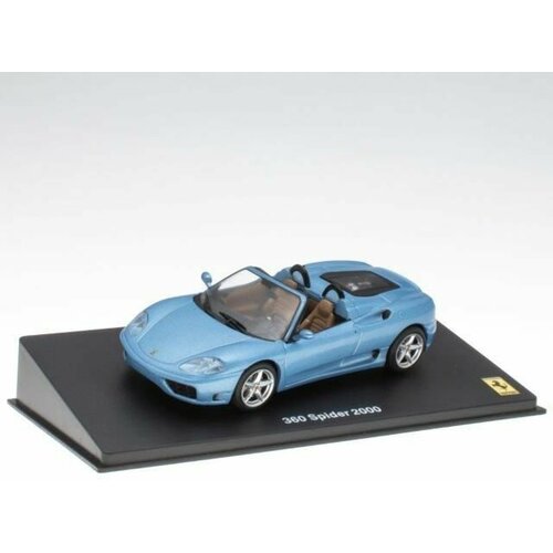 FERRARI 360 Spider 2000 Blue, масштабная модель автомобиля коллекционная масштабная модель bmw z8 2000 масштаб 1 43