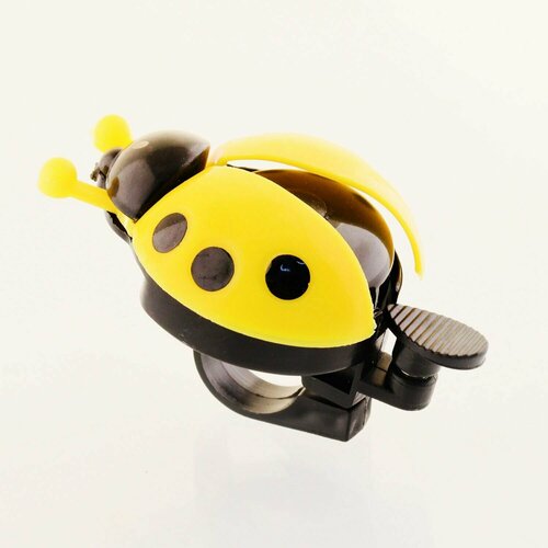 фото Звонок велосипедный (ударный, божья коровка, кислотный ) нет бренда