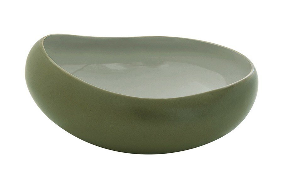 Тарелка суповая Organica, зелёная, 19 см, 1 л (Easy Life)