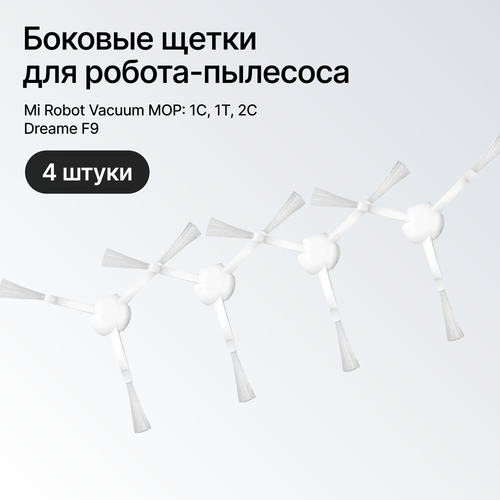 Боковые щетки для робот-пылесоса Mi Robot Vacuum Mop 1C SKV4093GL SKV4073CN STYTJ01ZHM STYTJ02ZHM Dreame F9 XMSTJQR2 450₽