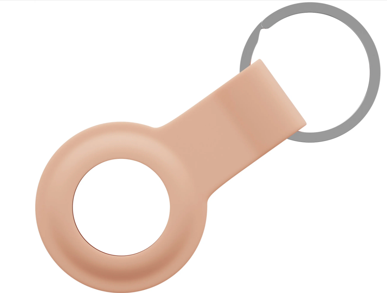 Moonfish Чехол-брелок MF-AIRTAG-004 для Apple AirTag, цвет розовый песок