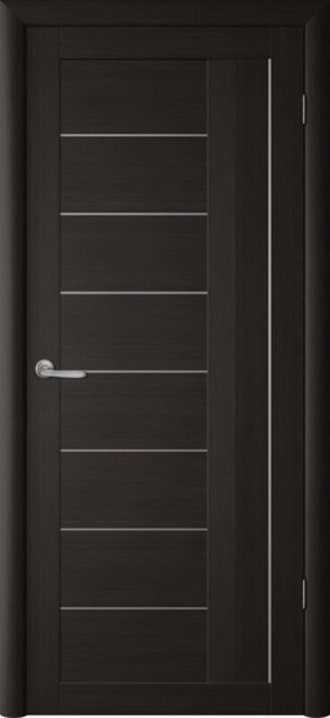 Межкомнатная дверь (комплект) Albero Марсель покрытие Эко-шпон / ПО Темный кипарис Мателюкс 70х200