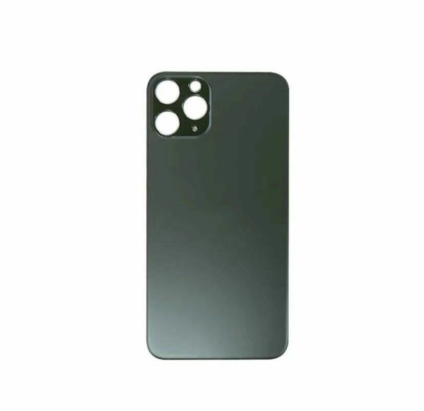 Задняя крышка для iPhone 11 Pro (стекло широкий вырез под камеру логотип)