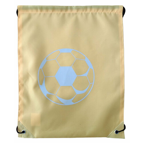 Мешок для сменной обуви Футбольный мяч размер 34 х 42 см цвет желтый 299₽