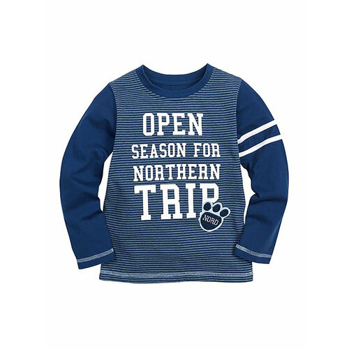 фото Лонгслив pelican, размер 5/110, синий