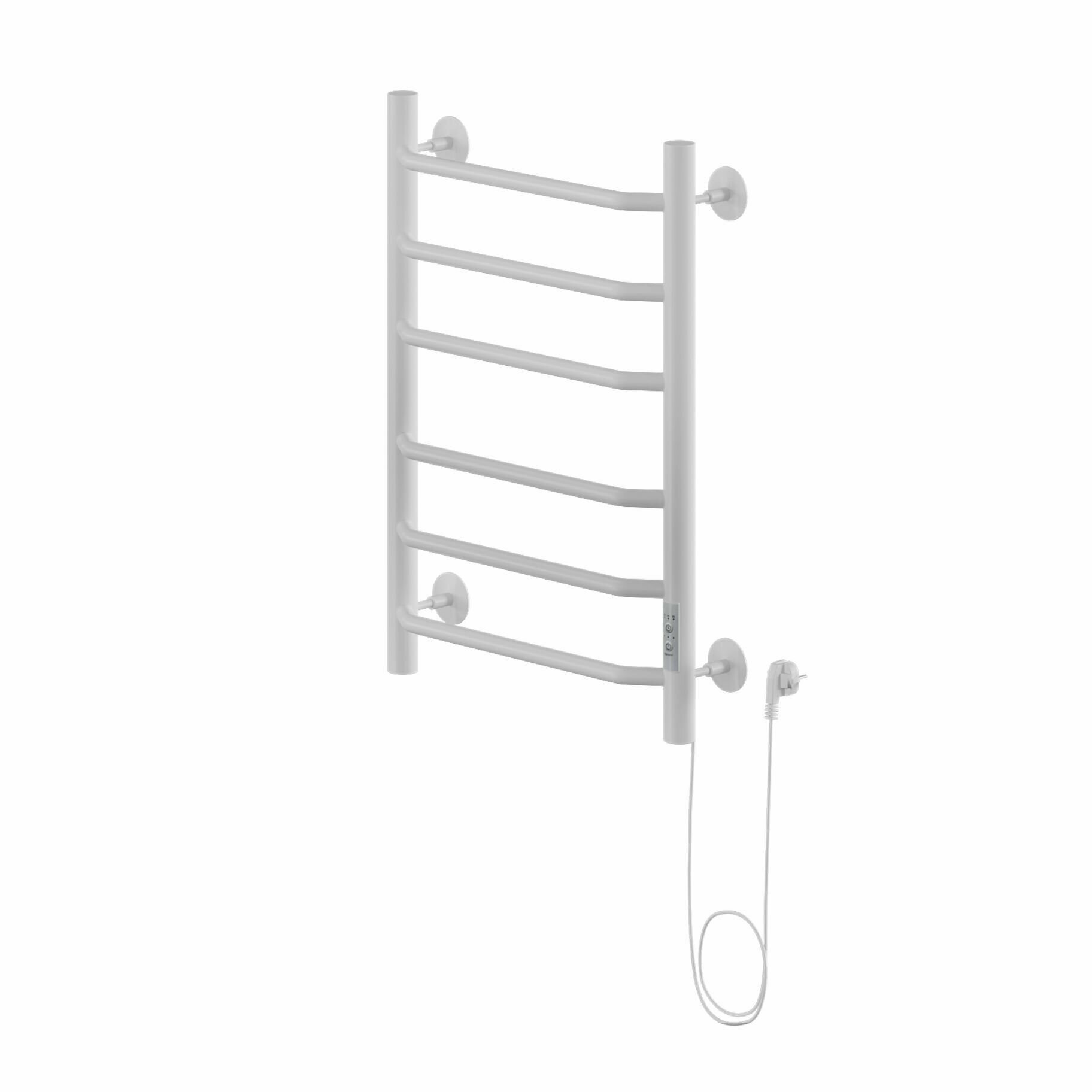 фото Полотенцесушитель Ника WAY-3 600х400мм электрический с терморегулятором RAL9016 белый, U-универсальное подкл.
