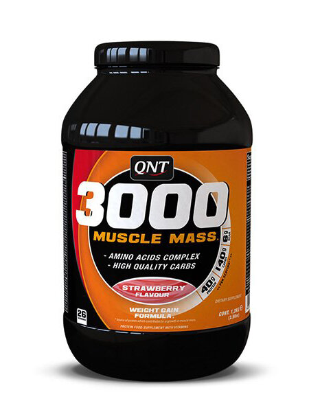 QNT Muscle Mass 3000, 1300 g (банан)