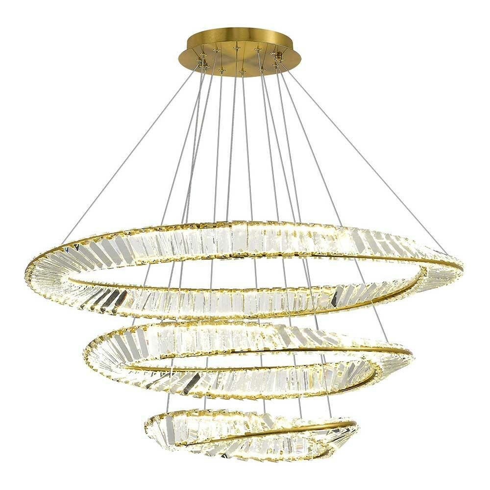 ST LUCE SL6204.301.03 Светильник подвесной ST-Luce Латунь/Прозрачный LED 1*97W 4000K