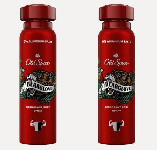 Изображение товара Old Spice Дезодорант-спрей Bearglove, 150 мл, 2 шт