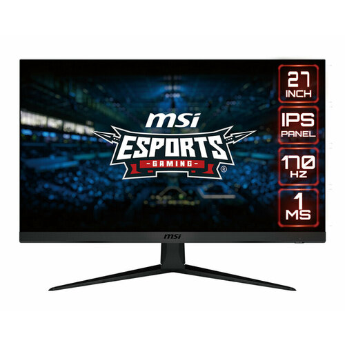 Монитор MSI 27 G2722 черный IPS LED 1ms 169 HDMI полуматовая 250cd 178гр178гр 1920x1080 170Hz FreeS 2428100₽