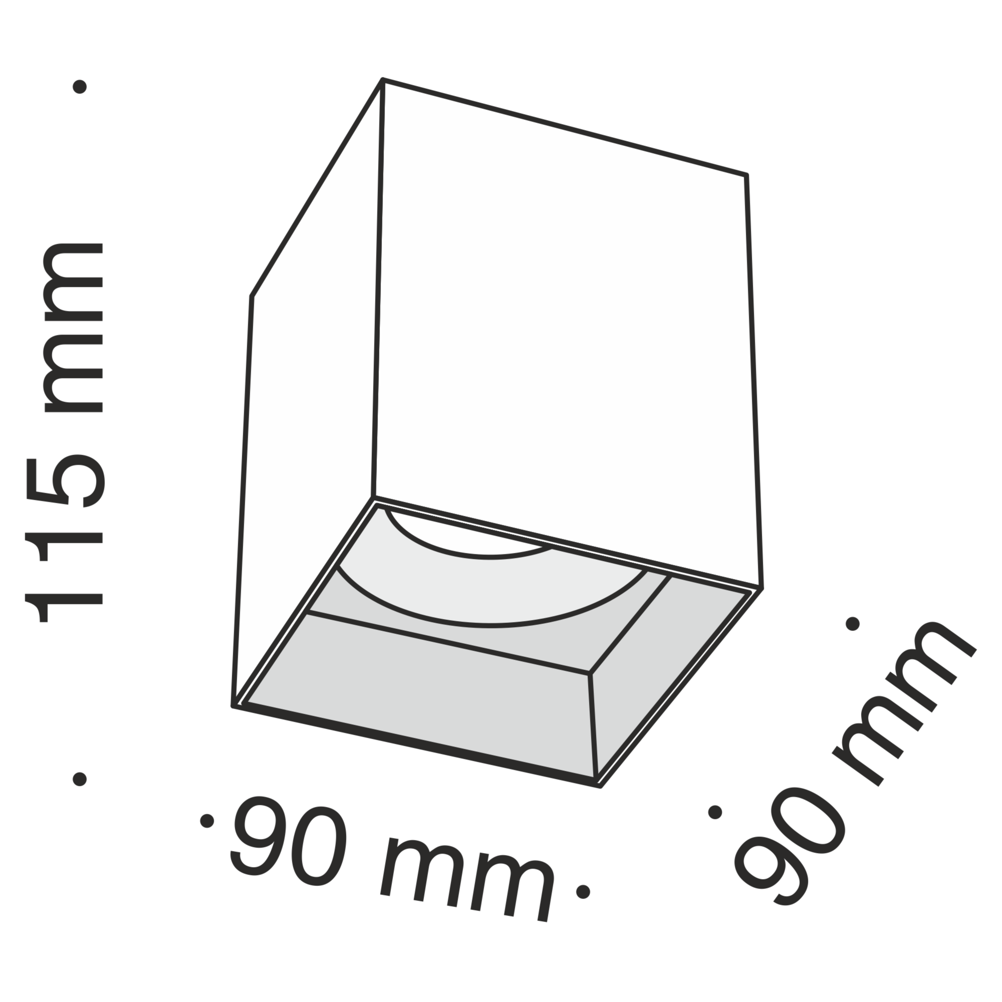 Потолочный светильник Slim GU10 2x50Вт Technical - фото №15