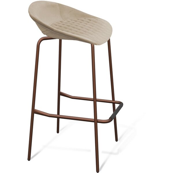 фото Стул барный SHT-ST19-SF2/S29 ванильный крем/медный металлик от фабрики Sheffilton