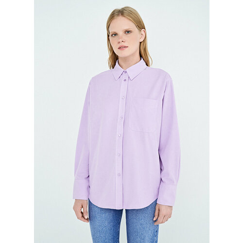 Рубашка O'STIN, размер L, фиолетовый рубашка studio 29 свободный силуэт длинный рукав размер s синий