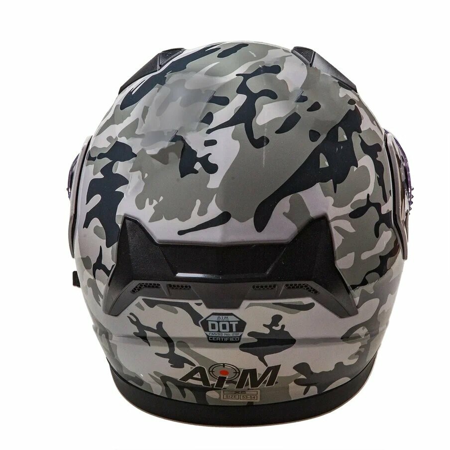 AiM Шлем JK906 снегоходный с эл подогревом Camouflage glossy