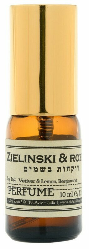 Zielinski & Rozen духи Vetiver & Lemon, Bergamot, 10 мл