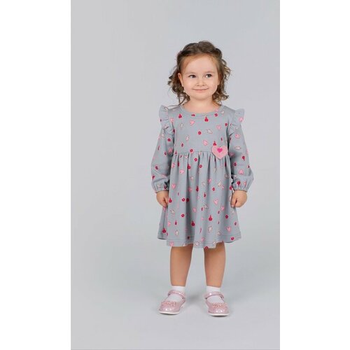 Платье SeVa, размер 110, серый