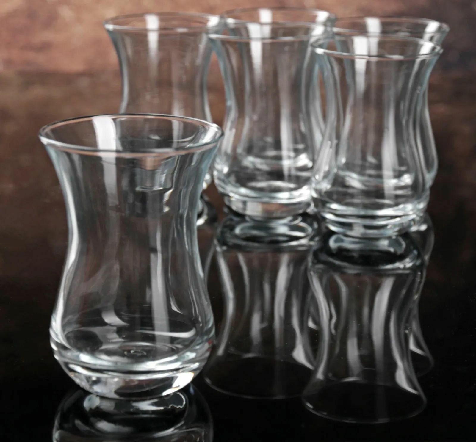 фото Стаканы для турецкого чая 160 мл, набор 4 стакана (армуд, чай бардак)