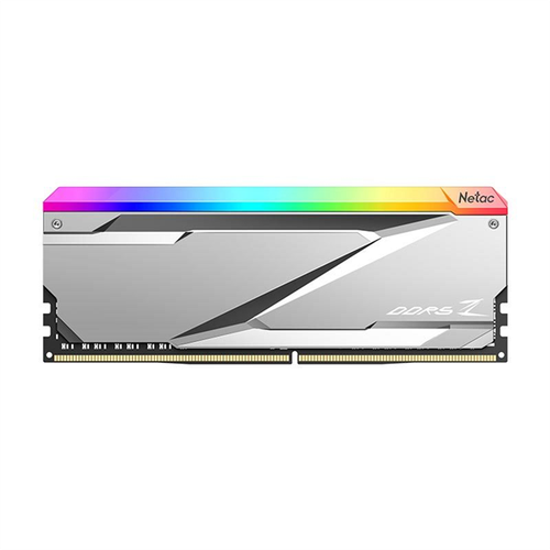 Оперативная память Netac Z RGB 32GB (2x16GB) DDR5-7200 (PC5-57600) C34 Silver 34-45-45-115 1.4V XMP Dual DIMM Kit (NTZED5P72DP-32S)