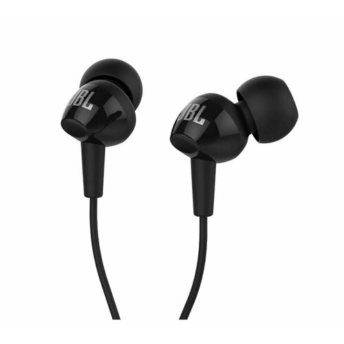 JBL C100SI черные наушники проводные гарнитура JBLC100SI BLK 89900₽