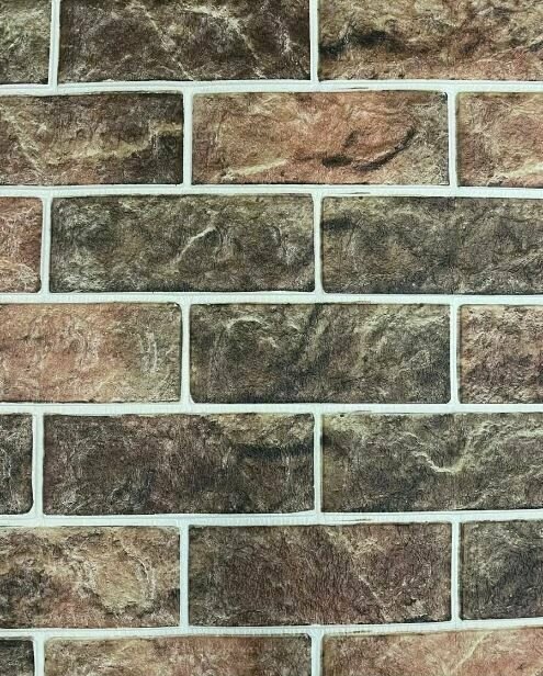 фото Стеновая панель 3D самоклеящаяся "Кирпич Старый порту" 70*77см, 1шт