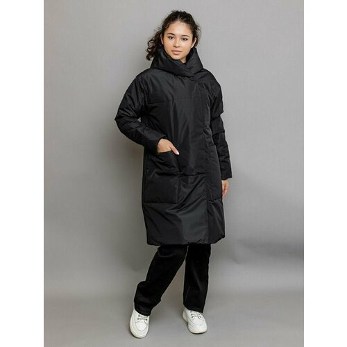 Пальто Batik, размер 128-64, черный худи batik размер 128 64 черный