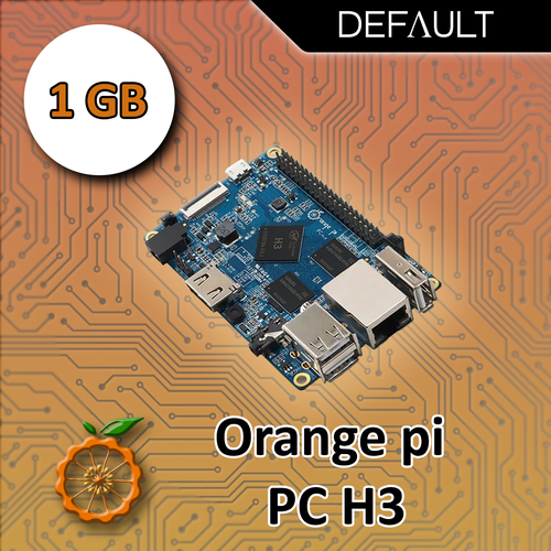 микрокомпьютер orange pi pc 1gb h3 кабель питания одноплатный компьютер Микрокомпьютер Orange pi PC 1gb H3