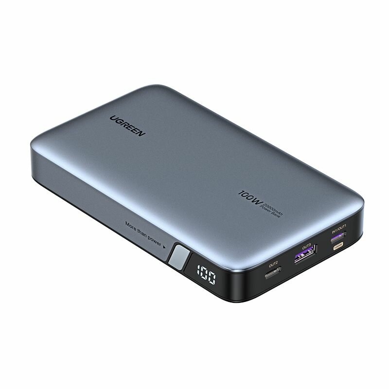 Внешний аккумулятор Ugreen Power Bank PB720 20000mAh Grey 25188