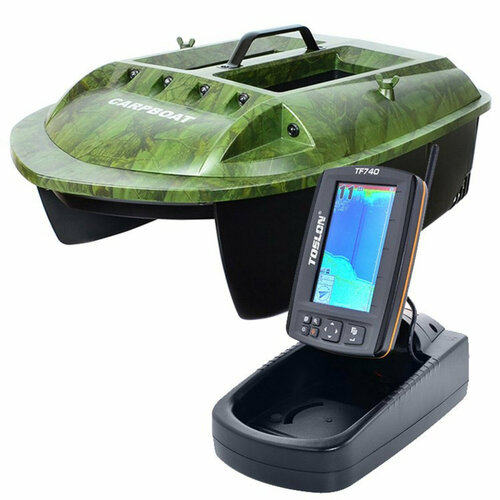 фото Кораблик для прикормки сarpboat scata+эхолот tf-740 gps+xpilot