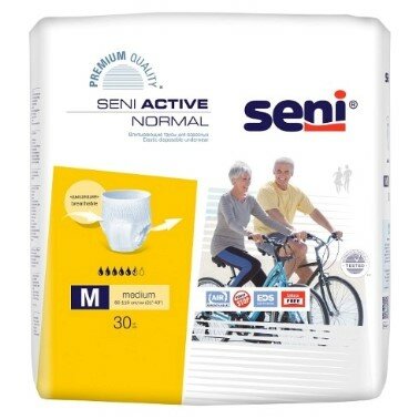 Подгуз д/взр Seni active (трусики) нормал N2 M (талия 80-110см) №30