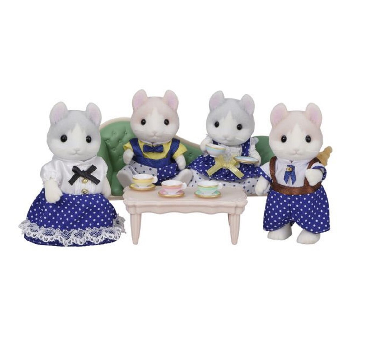 Игровой набор Sylvanian Families Семья котов Кёрл 2150