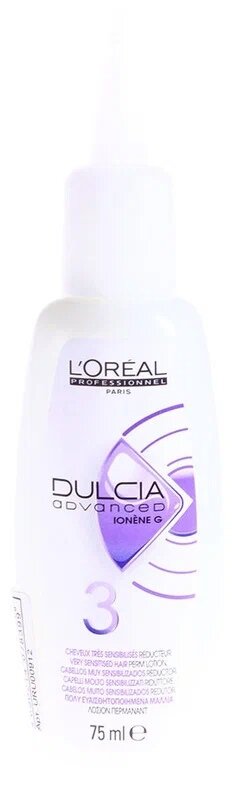 Лосьон LOREAL PROFESSIONNEL Dulcia Edvance для очень чувствительных волос №3, 75 мл