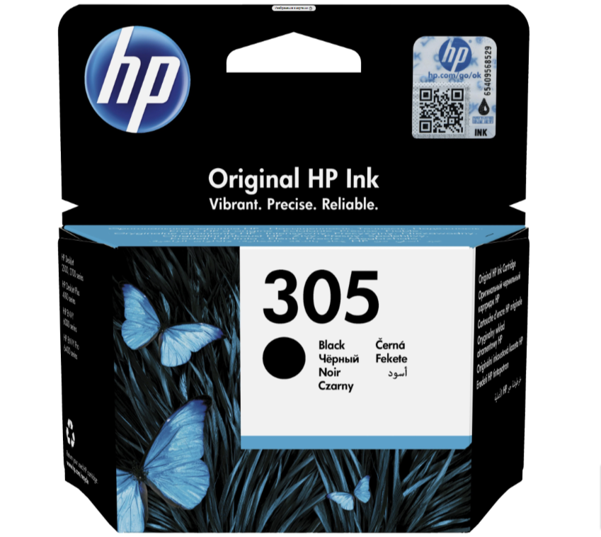 Картридж струйный HP HP 305 3YM61AE black (120стр (17.9мл) для HP DJ 2320/2710/2720) (3YM61AE)