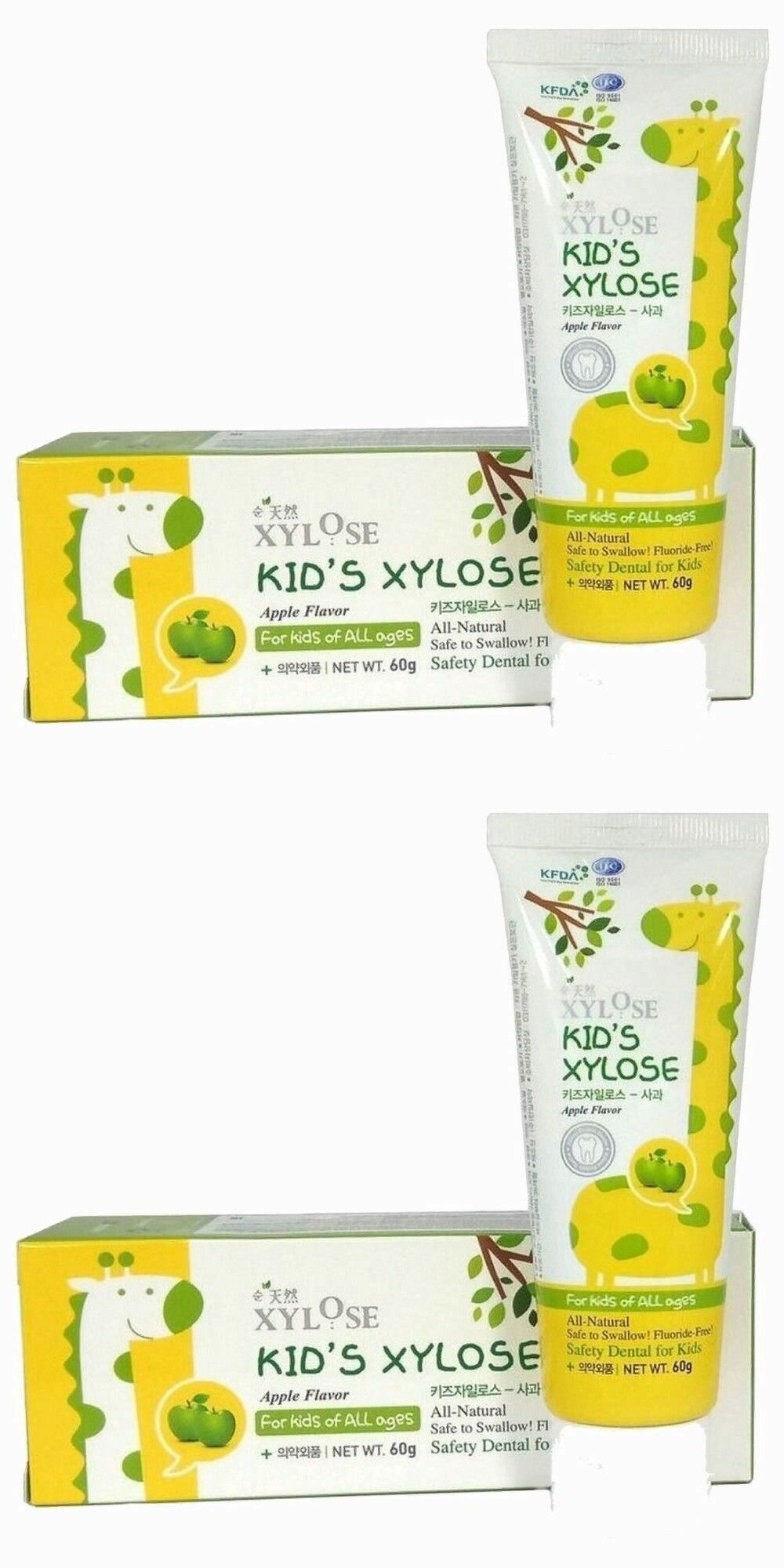 Hanil Зубная паста с экстрактом яблока для детей 'XYLOSE KID'S Xylose Apple' 60 гр (Hanil, ) - фото №1