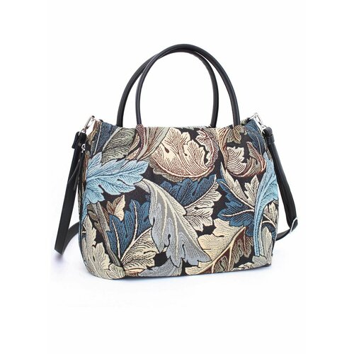 фото Сумка кросс-боди , черный, голубой sofi-art