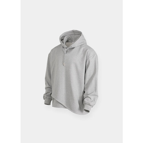 Худи SYSTEM STUDIOS Paneled Layer Hooded Top, размер 48, серый