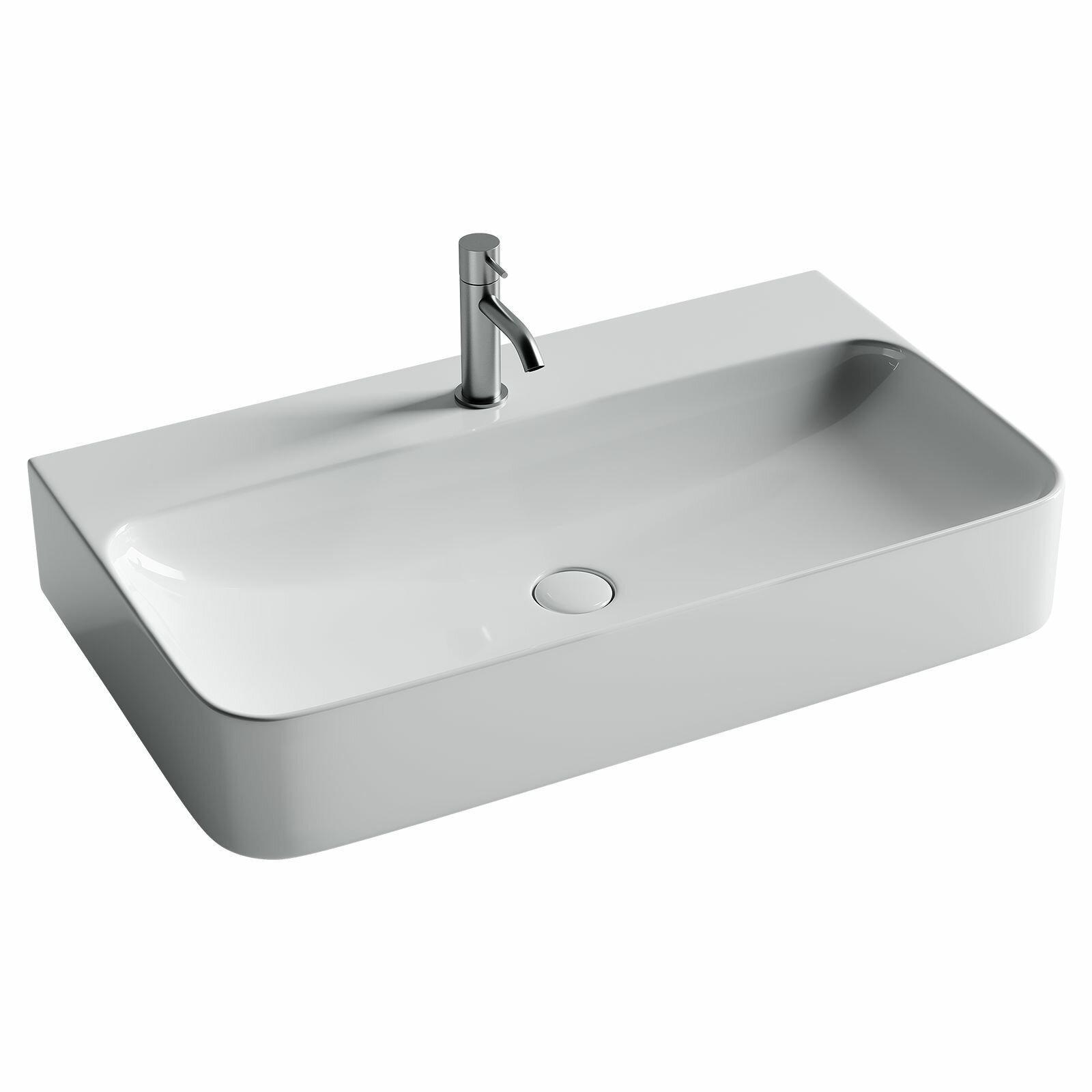 фото Раковина подвесная Ceramicanova Aura CN2006 81,5 см